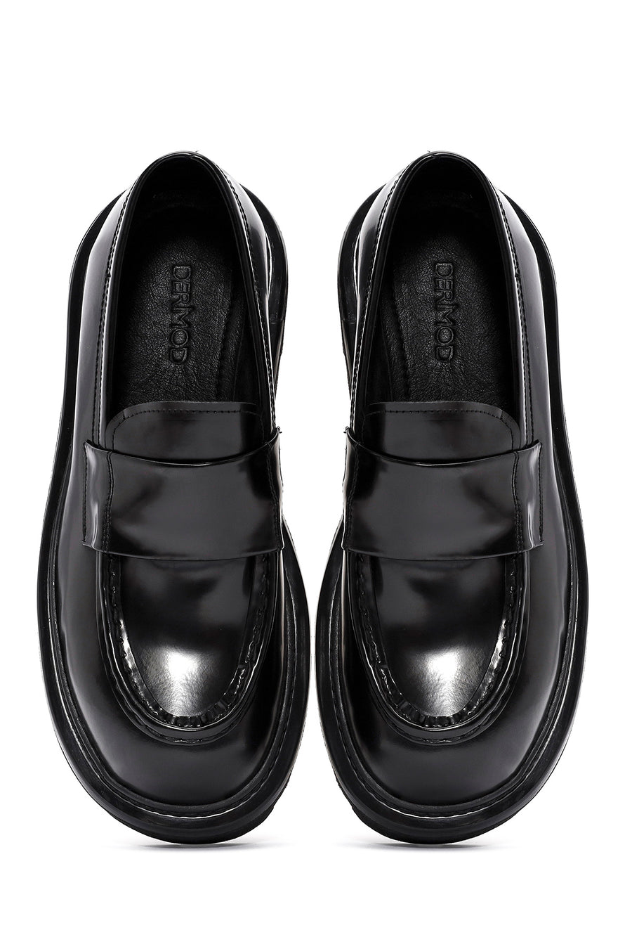 Erkek Siyah Deri Casual Loafer