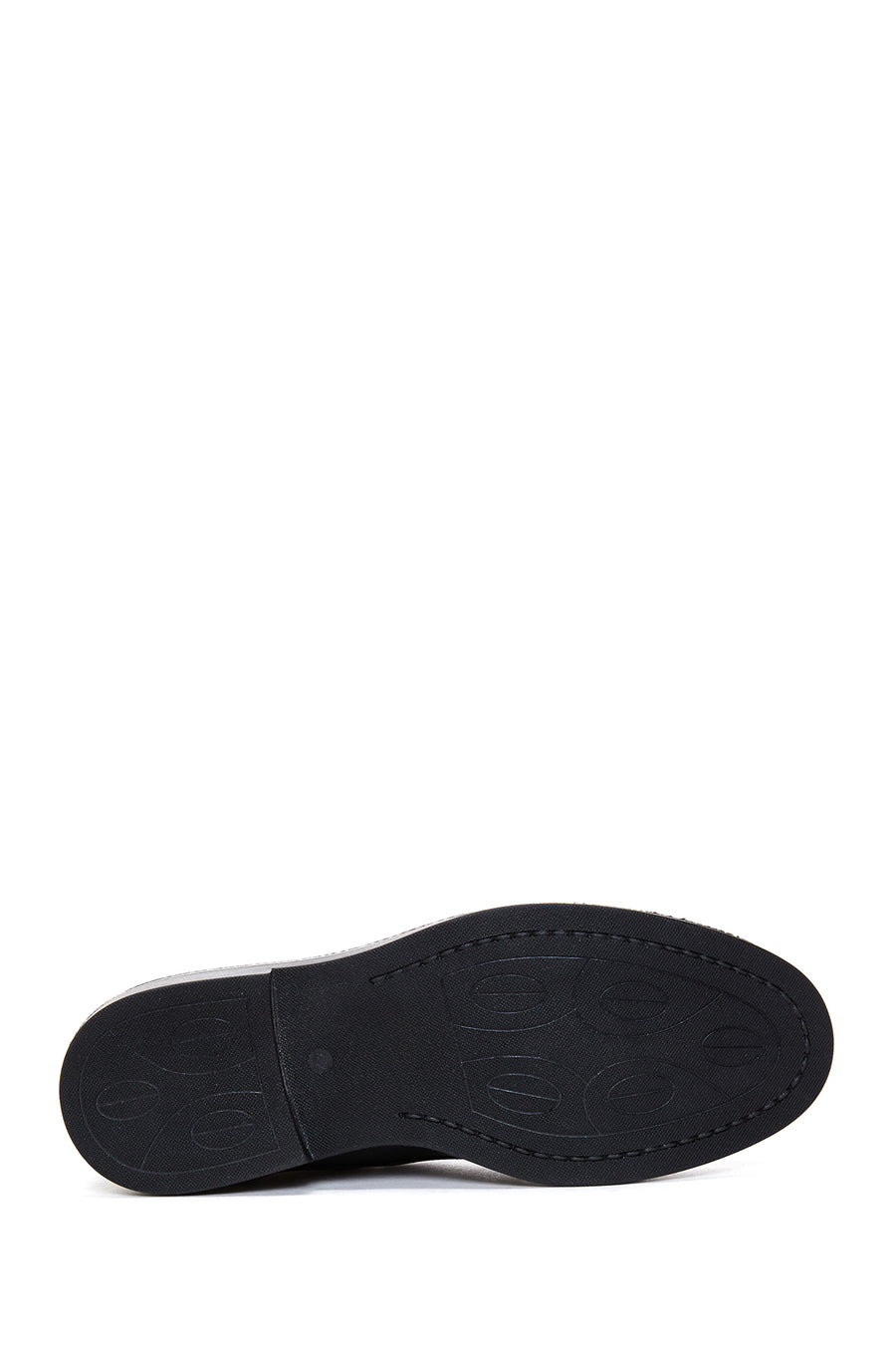 Men's Black Leather Short Boots