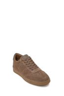 Erkek Bej Bağcıklı Süet Deri Sneaker | Derimod