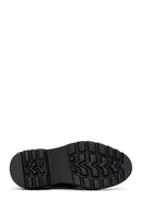Men's Black Leather Thick Soled Casual Shoes | Derimod