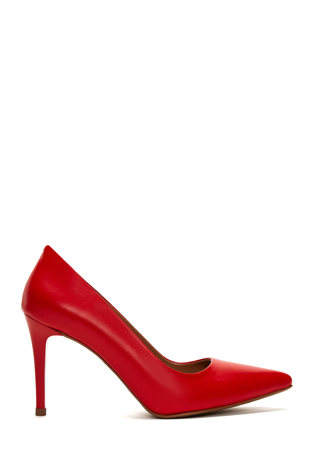 Kadın Kırmızı Deri Stiletto