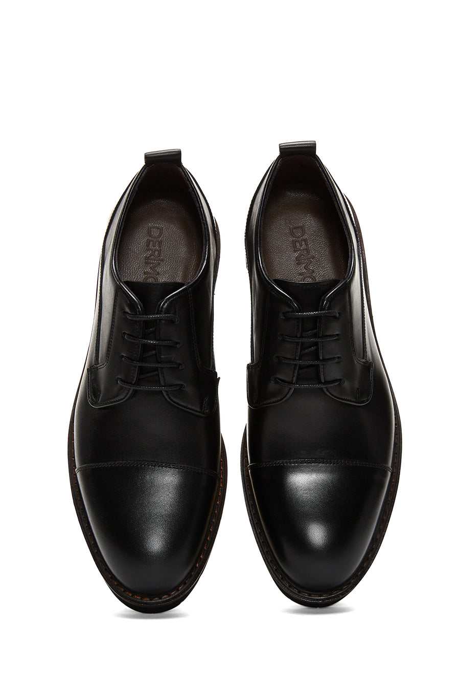 Men's Black Leather Casual Shoes