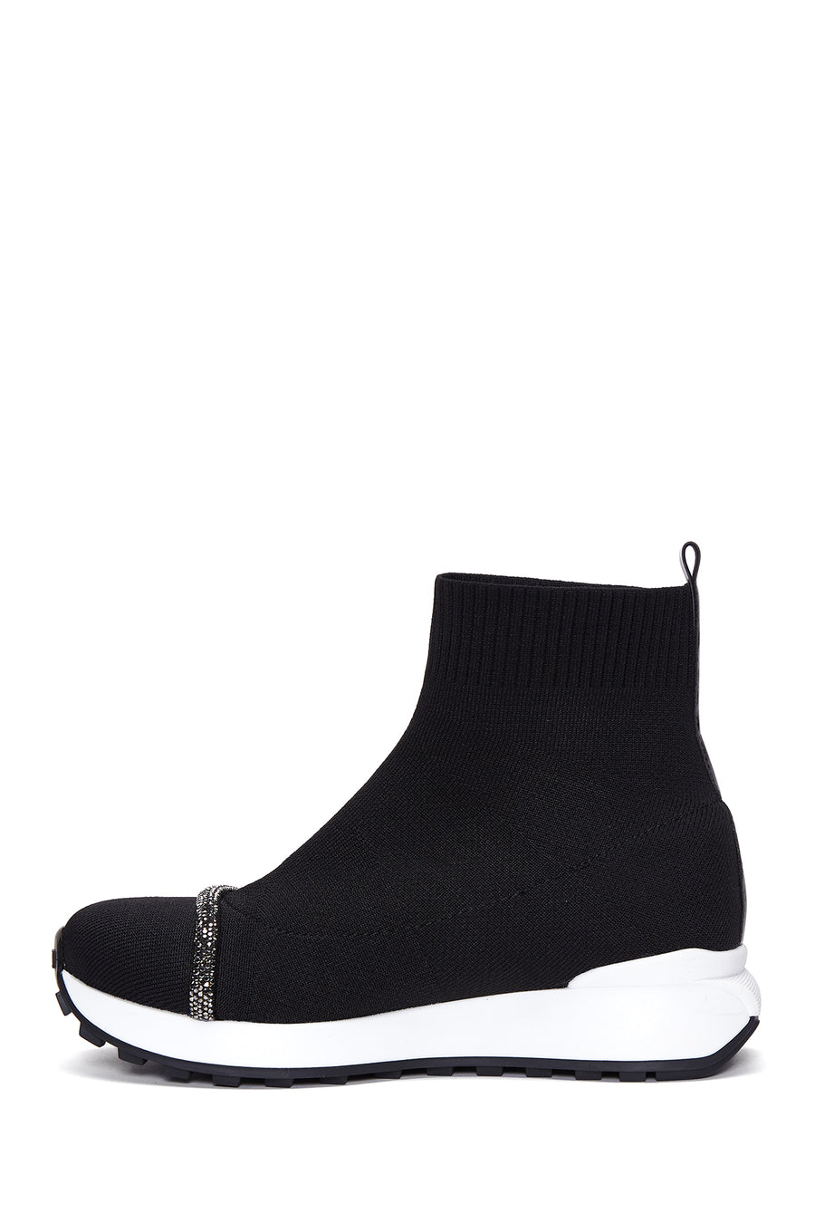Women's Black Stone High Top Sneaker