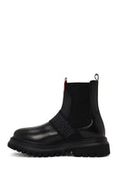 Harley Davidson Male Black Polperro Leather Chelsea Boots | Derimod