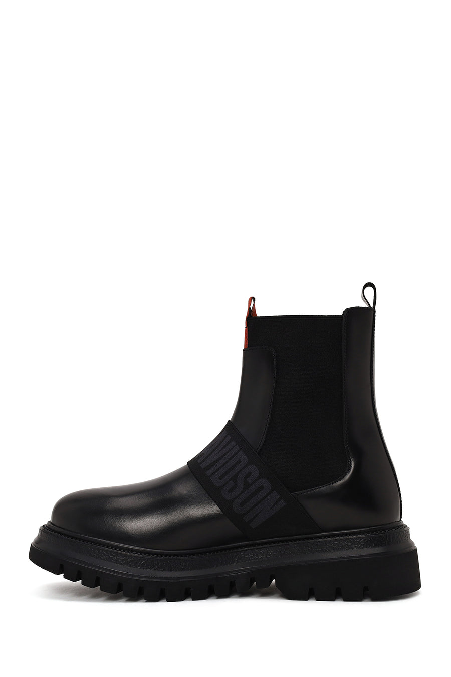 Harley Davidson Male Black Polperro Leather Chelsea Boots