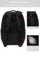 D-Pack Male Black Fabric Mini Suitcase | Derimod