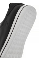Men's Black Lace-up Leather Sneaker | Derimod