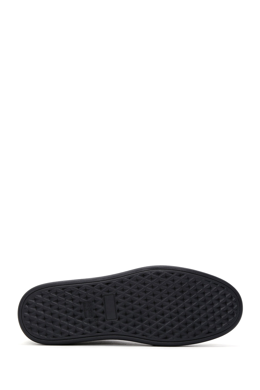 Male Black Lace-Up Leather Sneaker