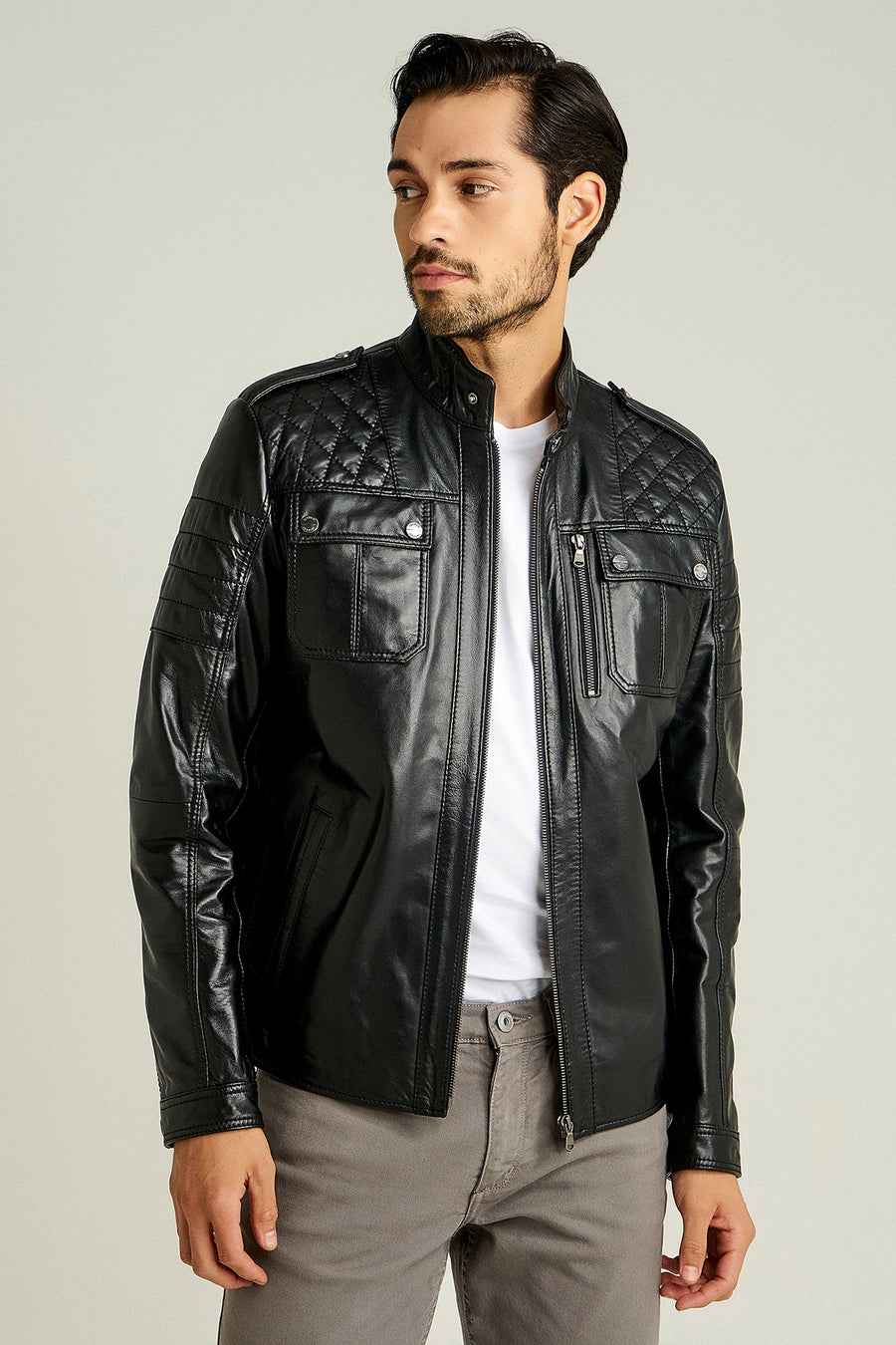 Turner Men's Leather Jacket