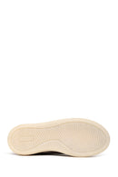 Woman Mink Lace-Up Suede Leather Sneaker | Derimod