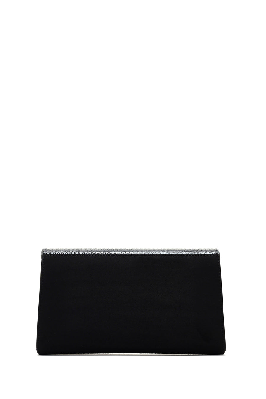 Women's Black Long Chain Strap Clutch Bag