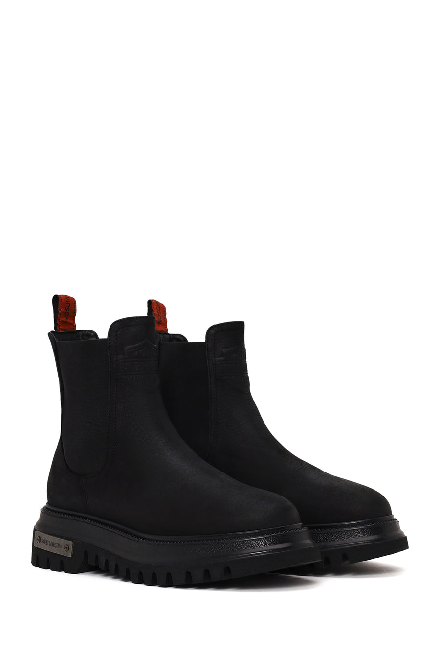 Harley Davidson Woman Black Mourir Leather Chelsea Boots