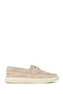Men's Beige Lace-up Suede Leather Casual Shoes | Derimod