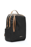 Woman Black Fabric Backpack | Derimod