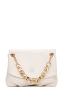 Women's Cream Long Strap Shoulder Bag | Derimod