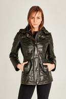 Sharon Women's Leather Jacket | Derimod