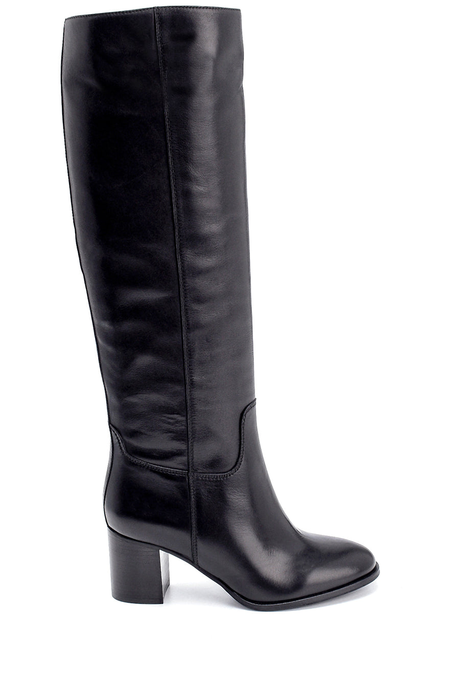 Women's Leather Heeled Boots 20WFD164218 | Derimod