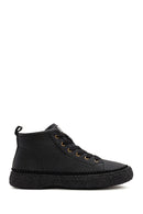 Men's Black Lace-Up Leather Sports Boots | Derimod
