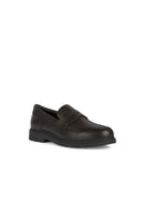 Geox Men's Brown Spherica EC1 Leather Masculine Loafer | Derimod