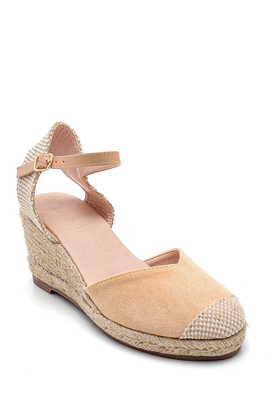 Women's Straw Wedge Heeled Sandals