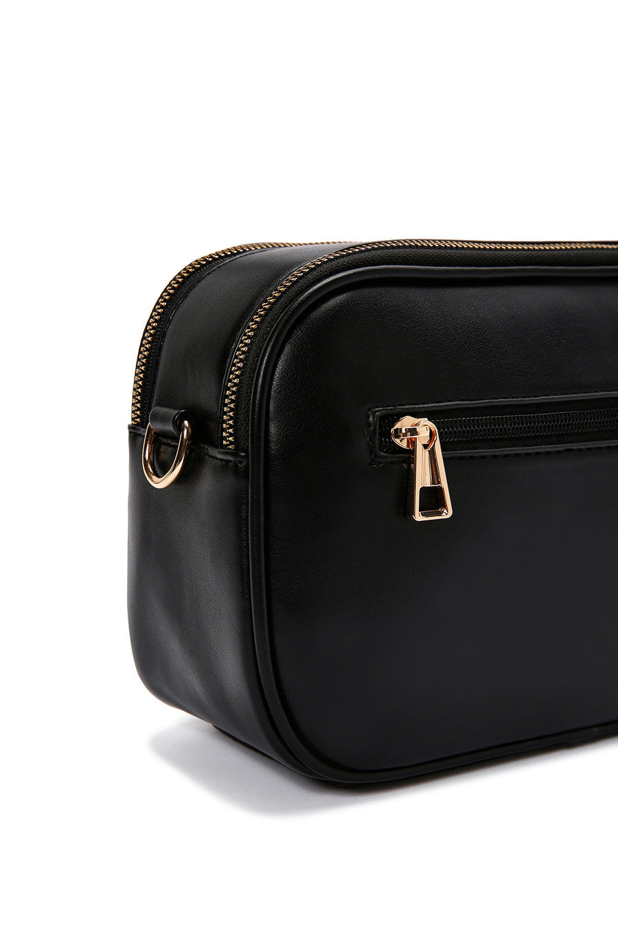 Women's Black Long Strap Quilted Crossbody Bag