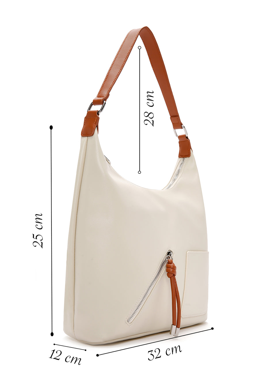 Women's Beige Casual Shoulder Bag