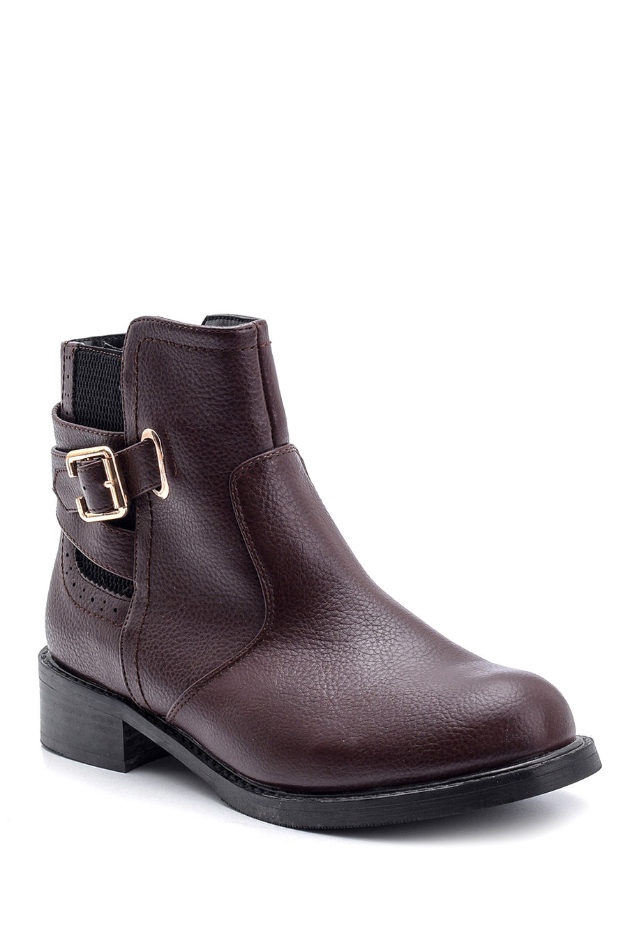 Women's Buckle Detailed Boots
