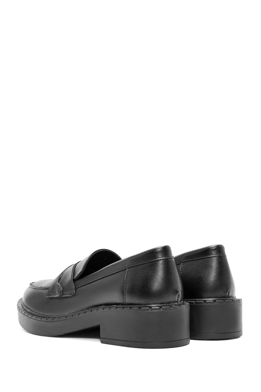 Kadın Siyah Maskülen Loafer