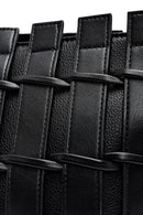 Women's Black Long Strap Knitted Shoulder Bag | Derimod