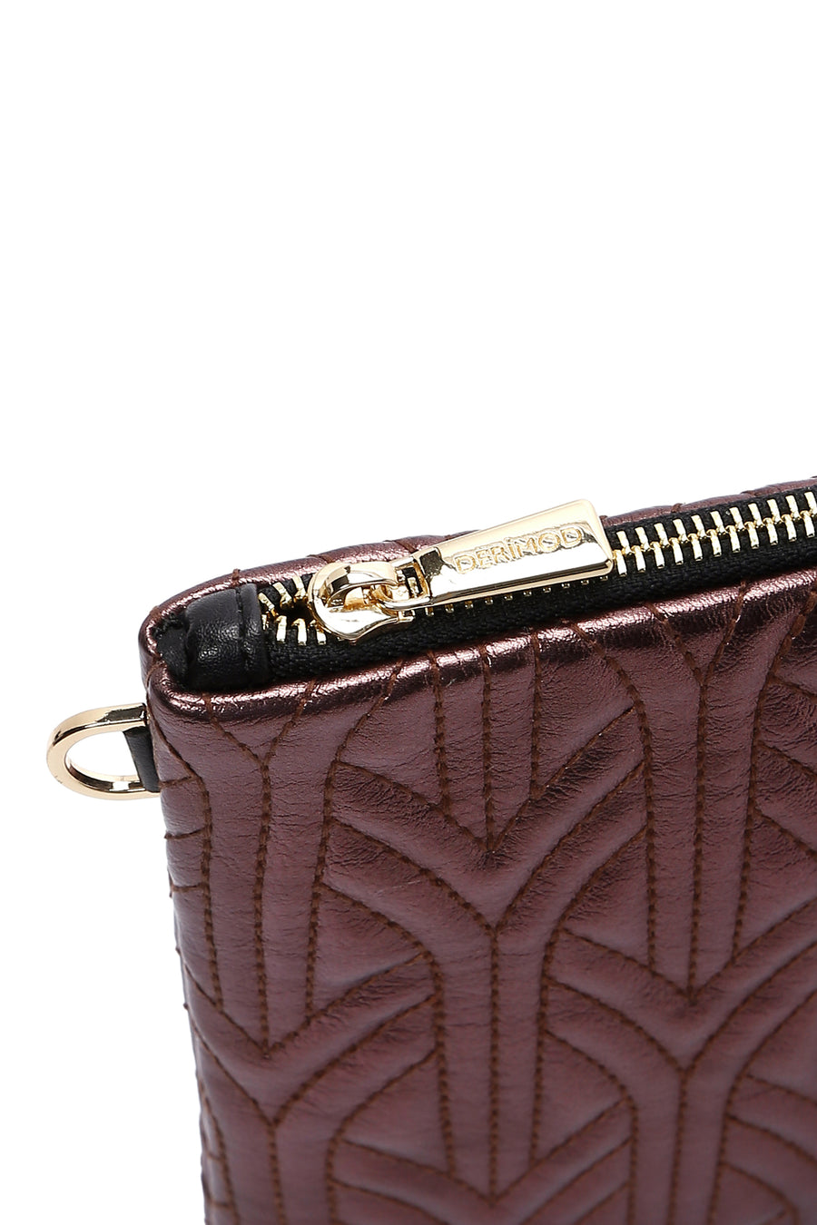Women's Copper Quilted Portfolio Bag