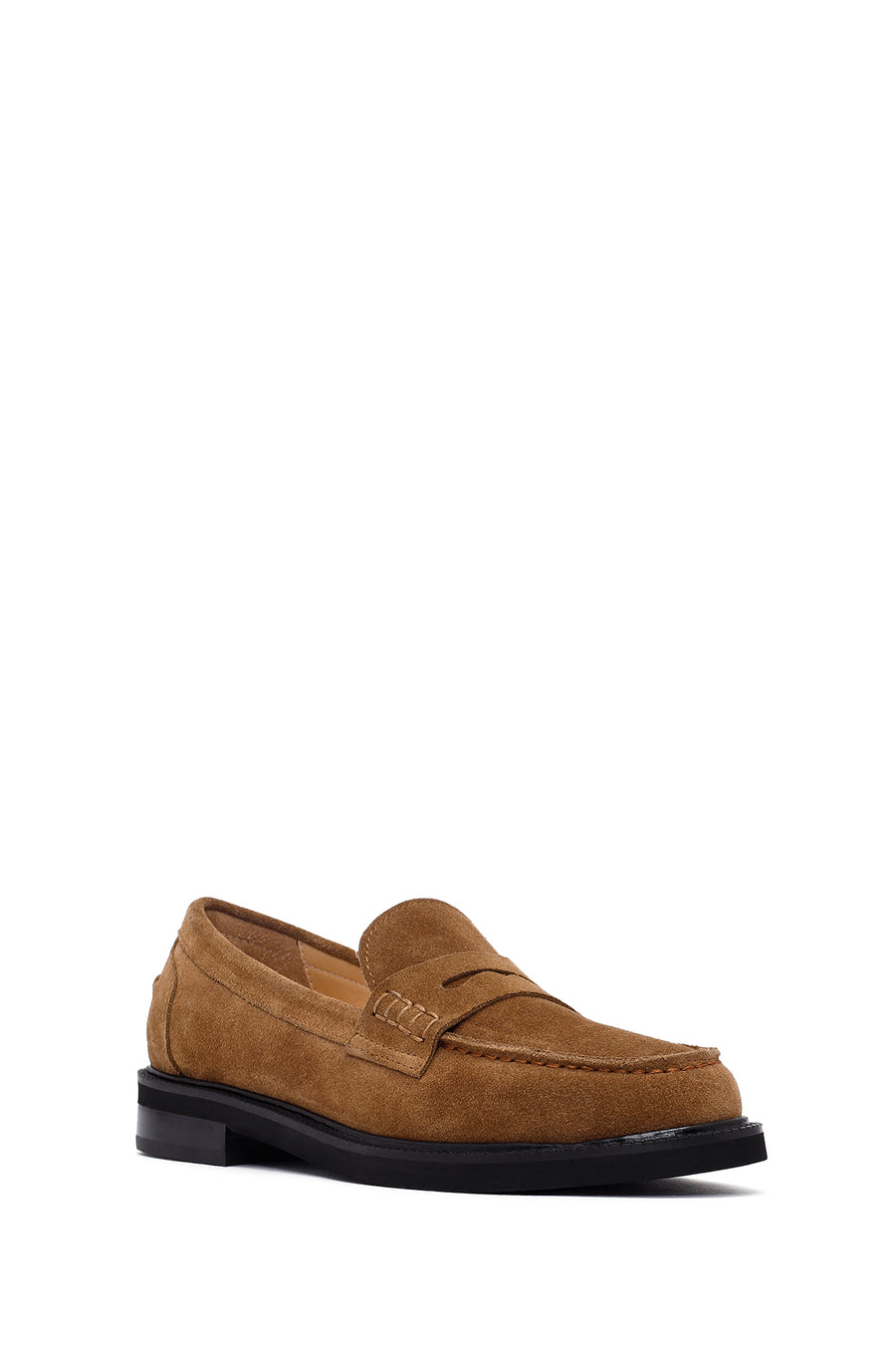 Woman Mink Suede Leather Masculine Loafer