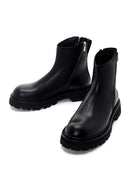 Harley Davidson Men's Black Thick Soled Zippered Boots | Derimod