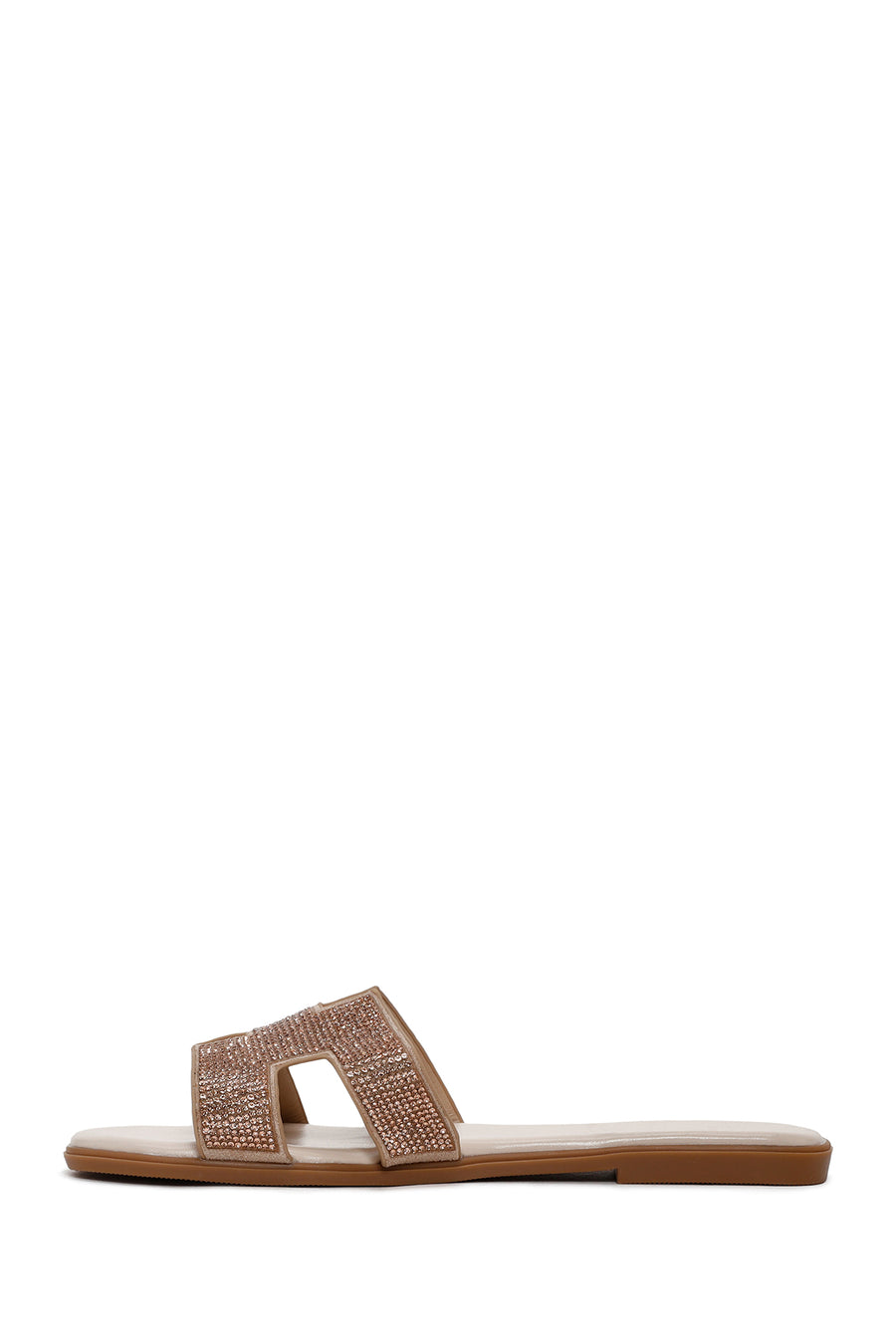 Women's Beige Stone Slippers