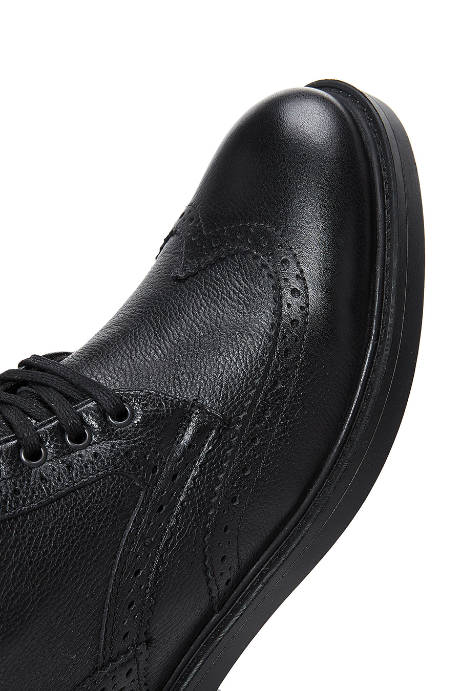 Men's Leather Zippered Boots