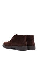 Male Brown Lace-up Suede Boots | Derimod