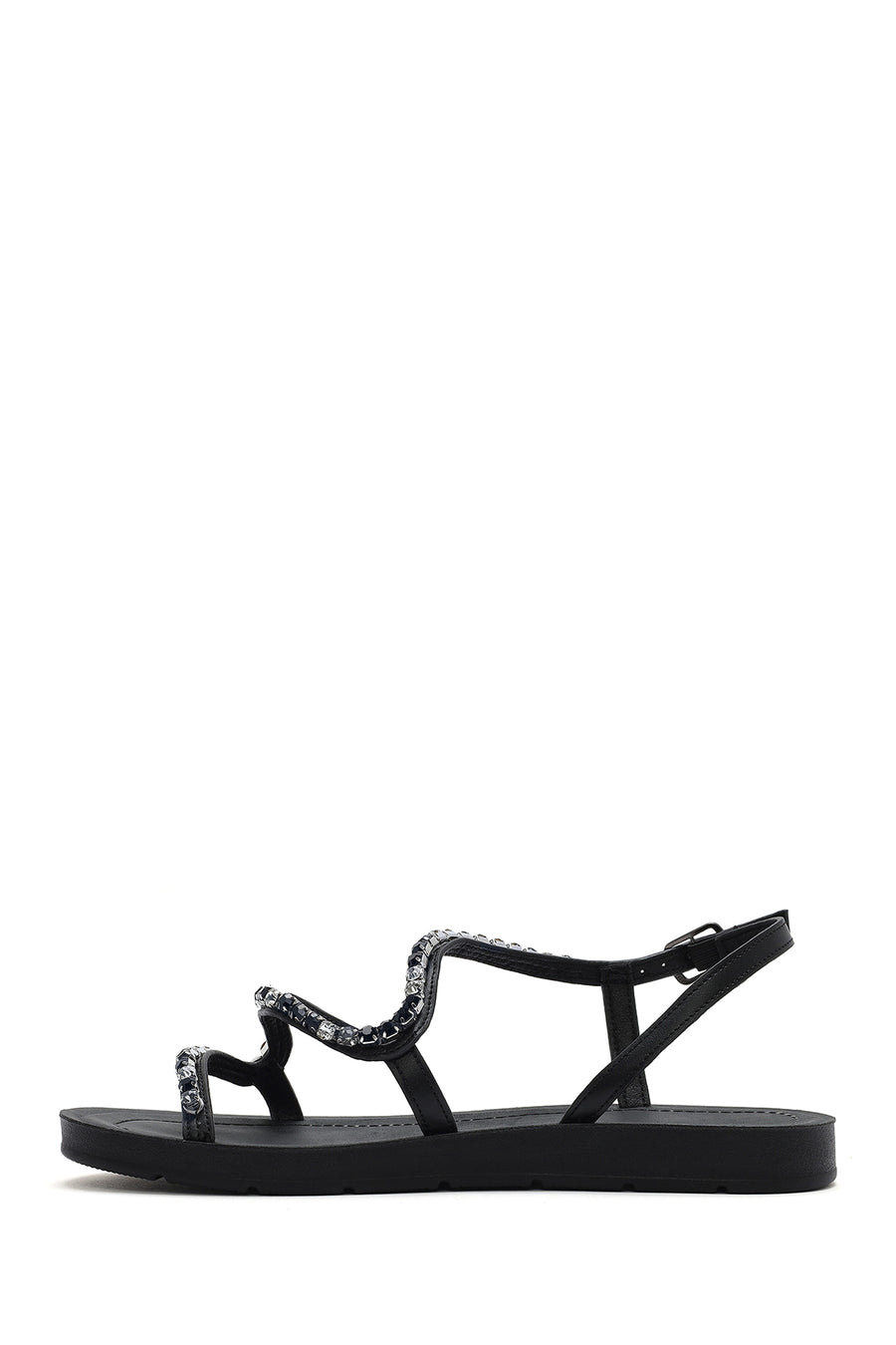 Women's Black Stone Sandals