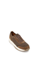 Derimod Zero Male Brown Lace-up Thick-soled Fabric Sneaker | Derimod