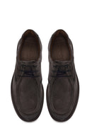 Male Anthracite Lace-up Suede Casual Shoes | Derimod