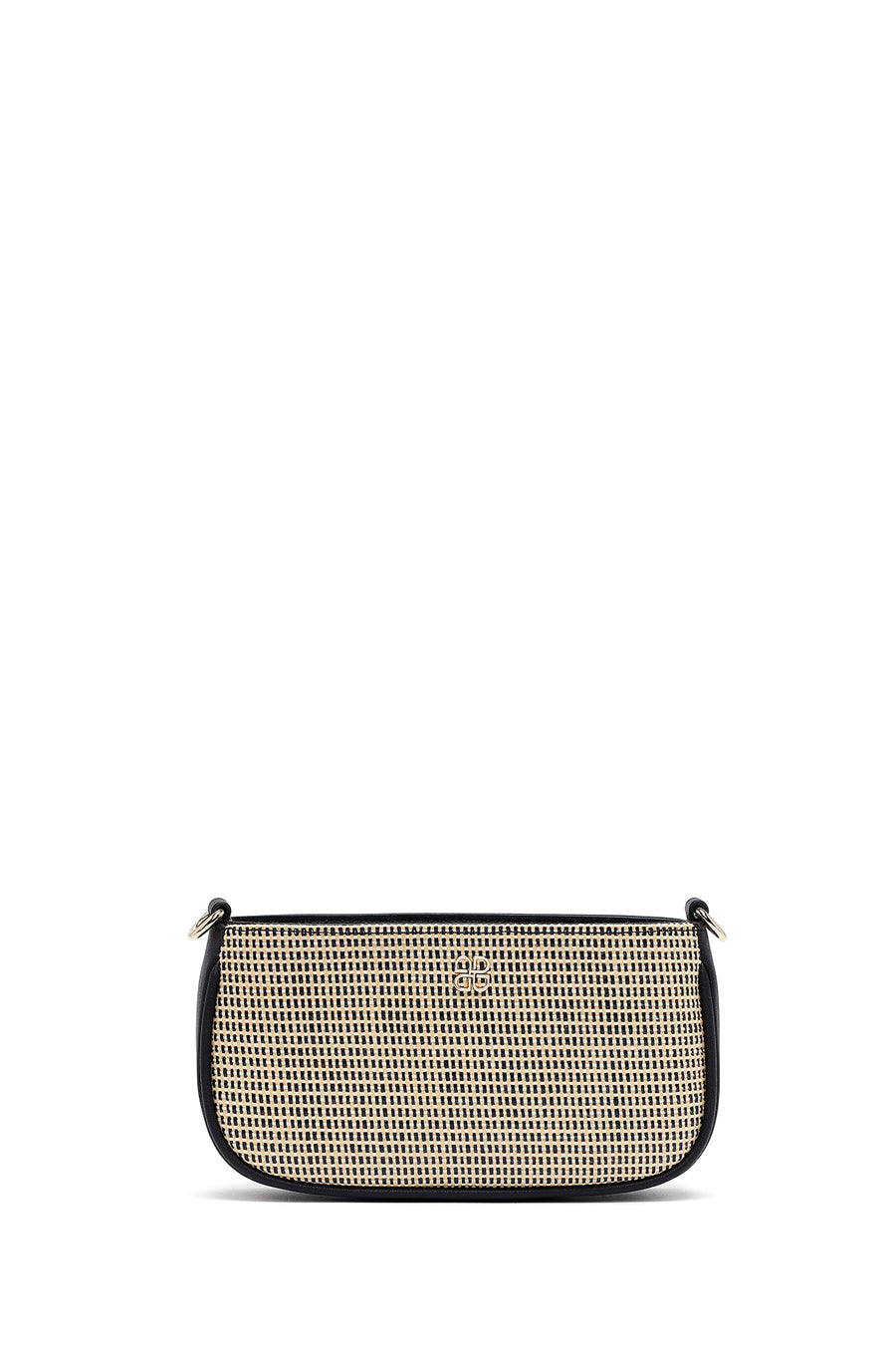Woman Black Long Strap Shoulder Bag