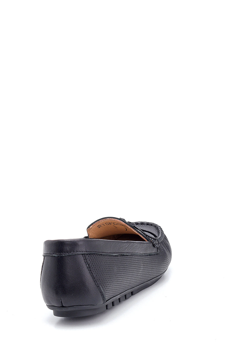 Women's Leather Bow Detailed Loafer