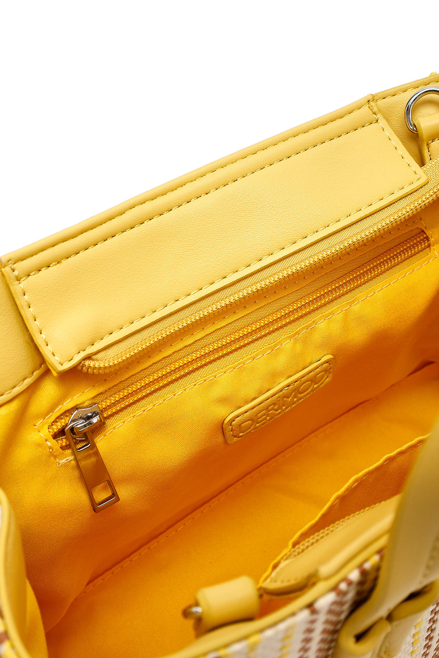 Woman Yellow Long Shoulder Bag
