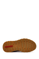Men's Black Lace-up Leather Sneaker | Derimod