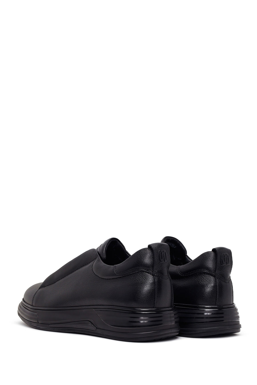 Erkek Siyah Deri Sneaker