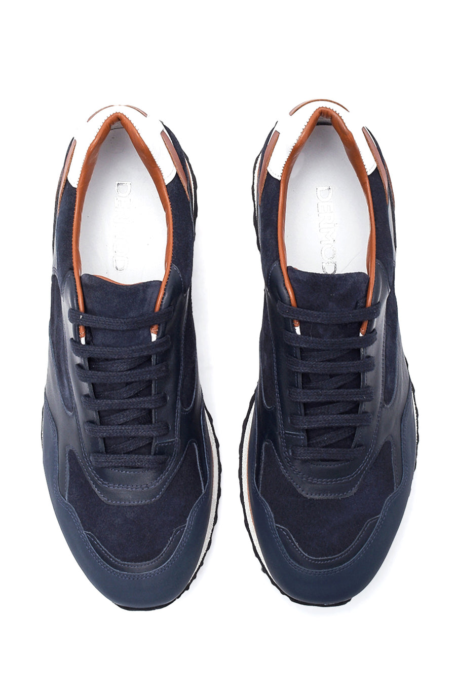Erkek Deri Süet Detaylı Sneaker