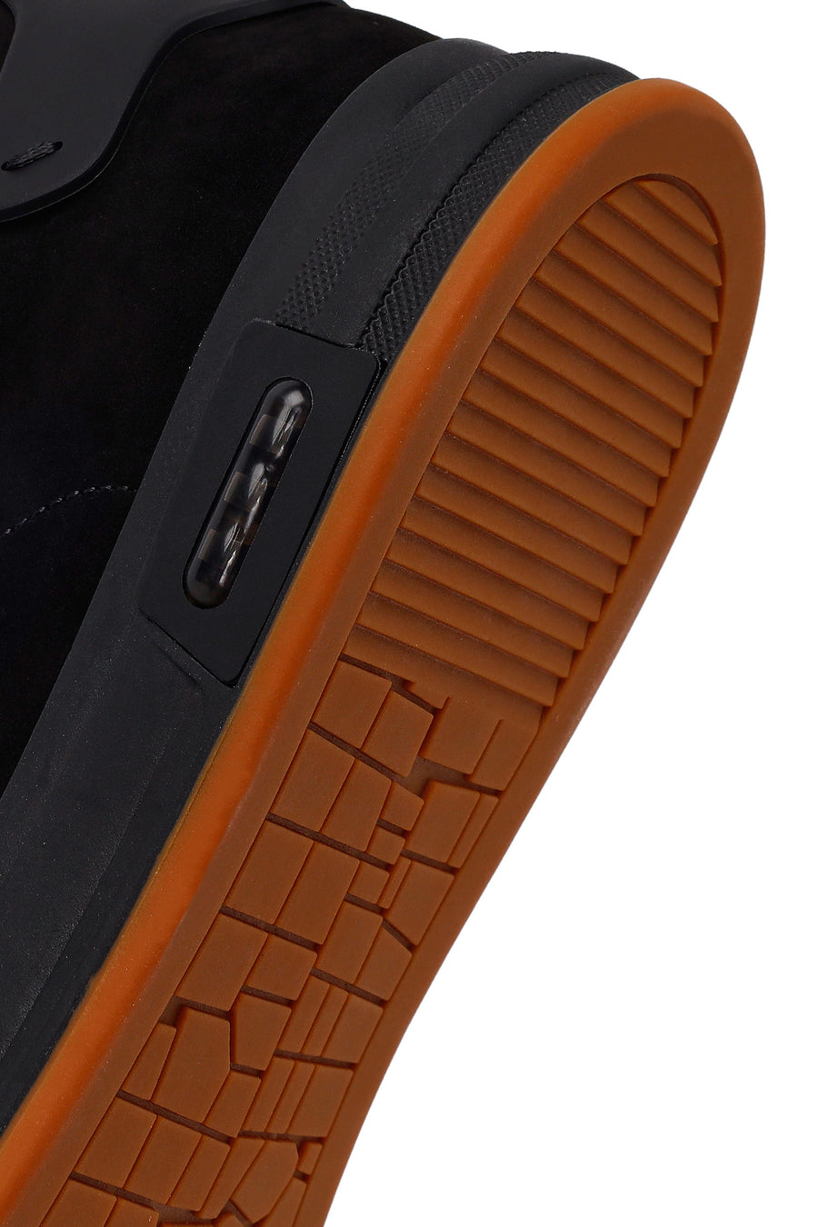 Erkek Siyah Bağcıklı Nubuk Deri Sneaker