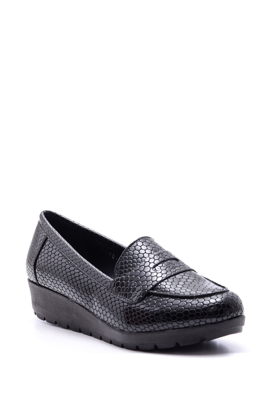 Women's Snakeskin Patterned Shoes 19WFE190740 | Derimod