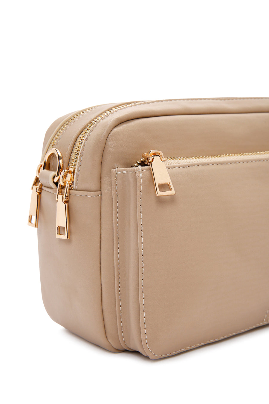 Women's Cream Long Strap Crossbody Bag