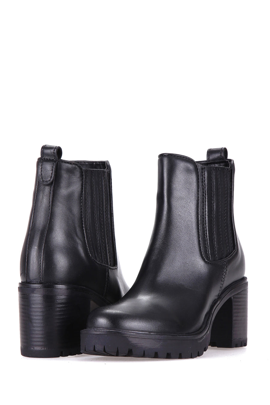 Heeled Women's Leather Boots