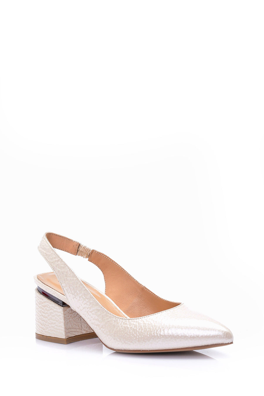 Women's Patent Leather Heeled Shoes