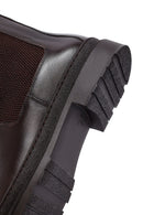Male Brown Leather Chelsea Boots | Derimod